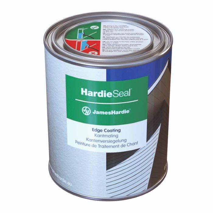 Hardie™ Seal Edge Coating Paint Midnight Black 1 Litre Tin